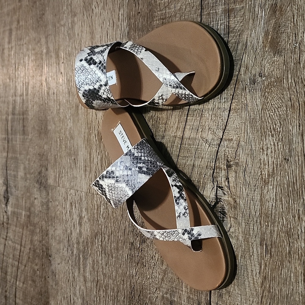 Steve Madden Athens Snake Print Sandal